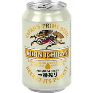 Bière Kirin Ichiban en canette de 330 ml